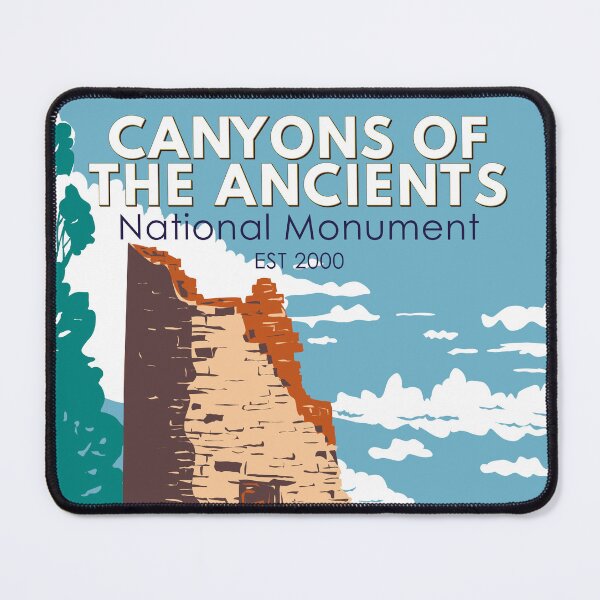 Item preview, Canyons of the Ancients National Monument Colorado Vintage designed and sold by KrisSidDesigns.