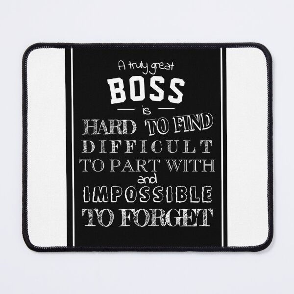 Item preview, Great Boss Farewell for boss quote saying Gift for boss appreciation thank you for him designed and sold by tanabe.