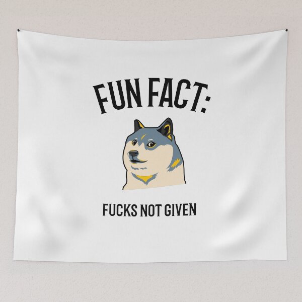 Item preview, Fun Fact Dawg don't Care, Willow Days designed and sold by avit1.