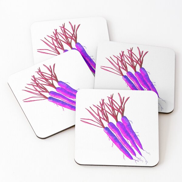 Item preview, Purple Carrots - Diagonal designed and sold by LouiseRossArt.