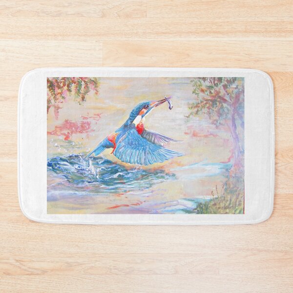 Item preview, Malachite kingfisher designed and sold by catherine calder.