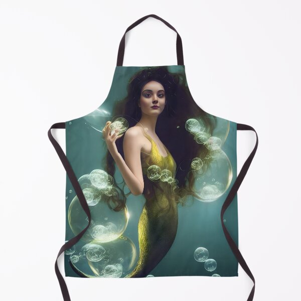 Item preview, Mermaid appearing from bubbles designed and sold by ai1art.