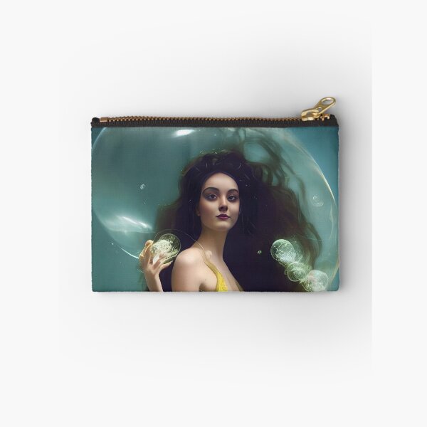 Item preview,  Mermaid appearing from bubbles designed and sold by ai1art.