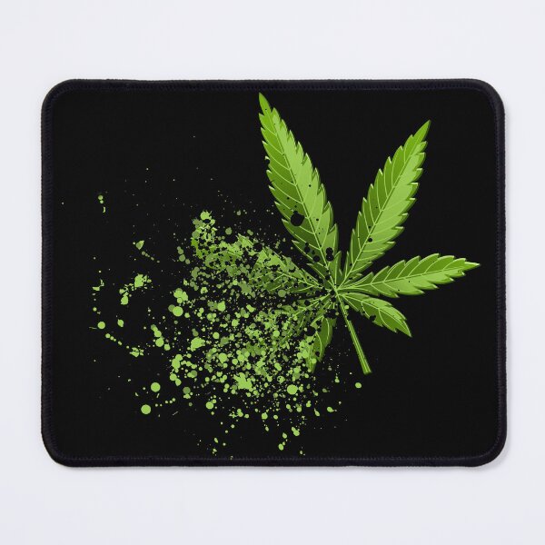 Item preview, Weed leaf Marijuana Cannabis splash effect designed and sold by ALLURE-minimal.