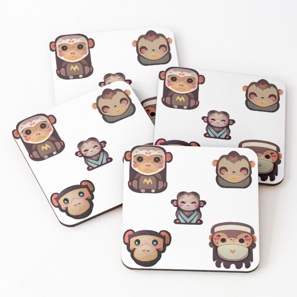 Item preview, cute monkey animals designed and sold by ShopThousand.