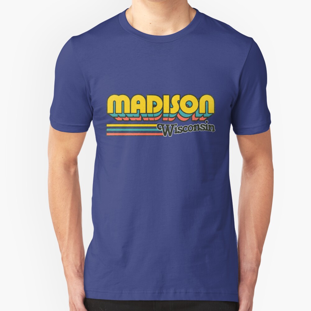 Madison, WI | City Stripes Slim Fit T-Shirt