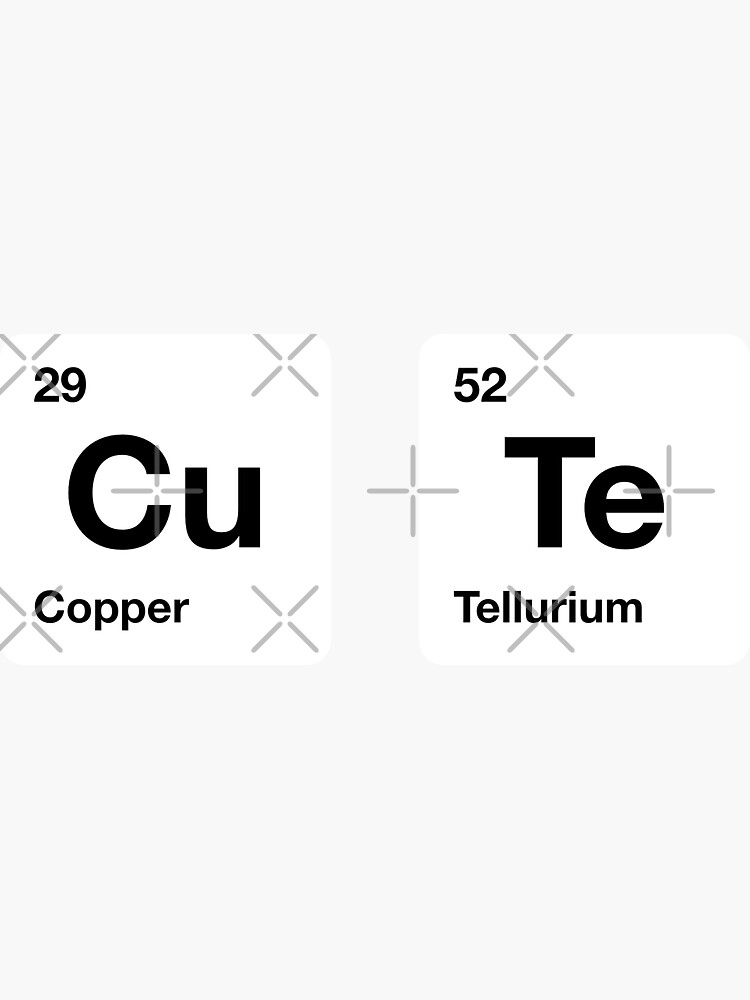 Cute Periodic Table Elements by science-gifts