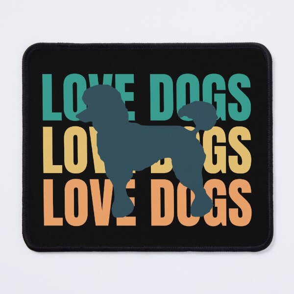 Item preview, Love Dogs Retro Poodle Dog Owner Lover Gift designed and sold by mayamay0.