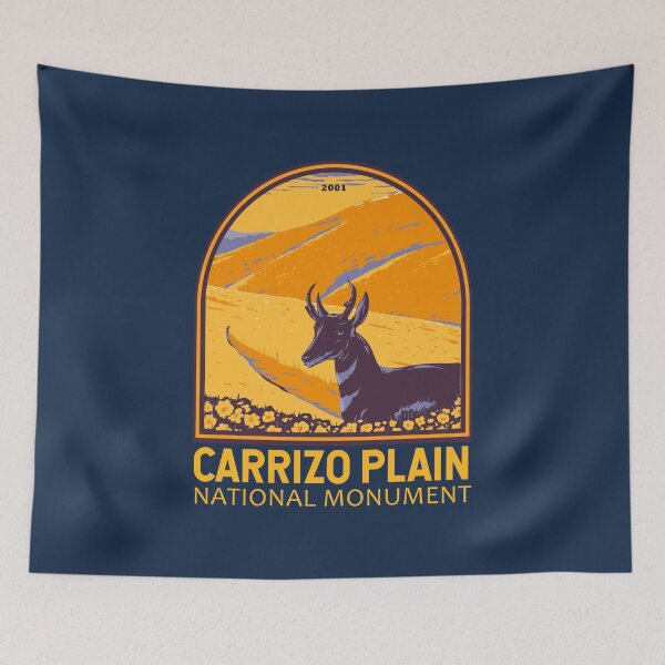 Item preview, Carrizo Plain National Monument California Emblem designed and sold by KrisSidDesigns.