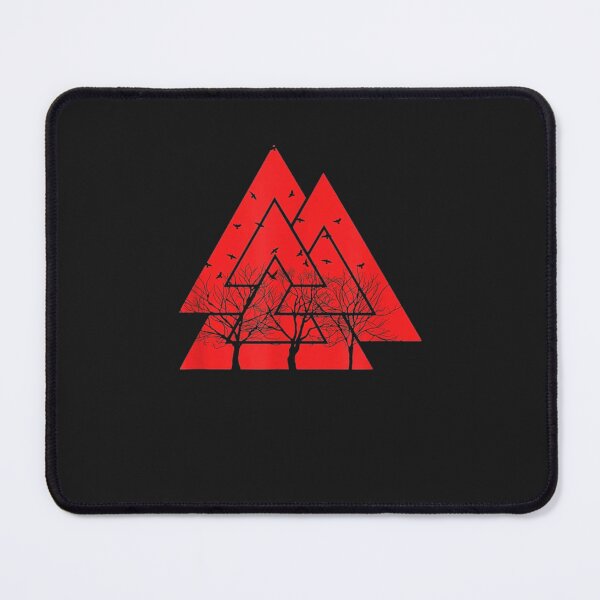 Item preview, Vikingos Valknut y Ravens Red Norse designed and sold by Irundell2020.