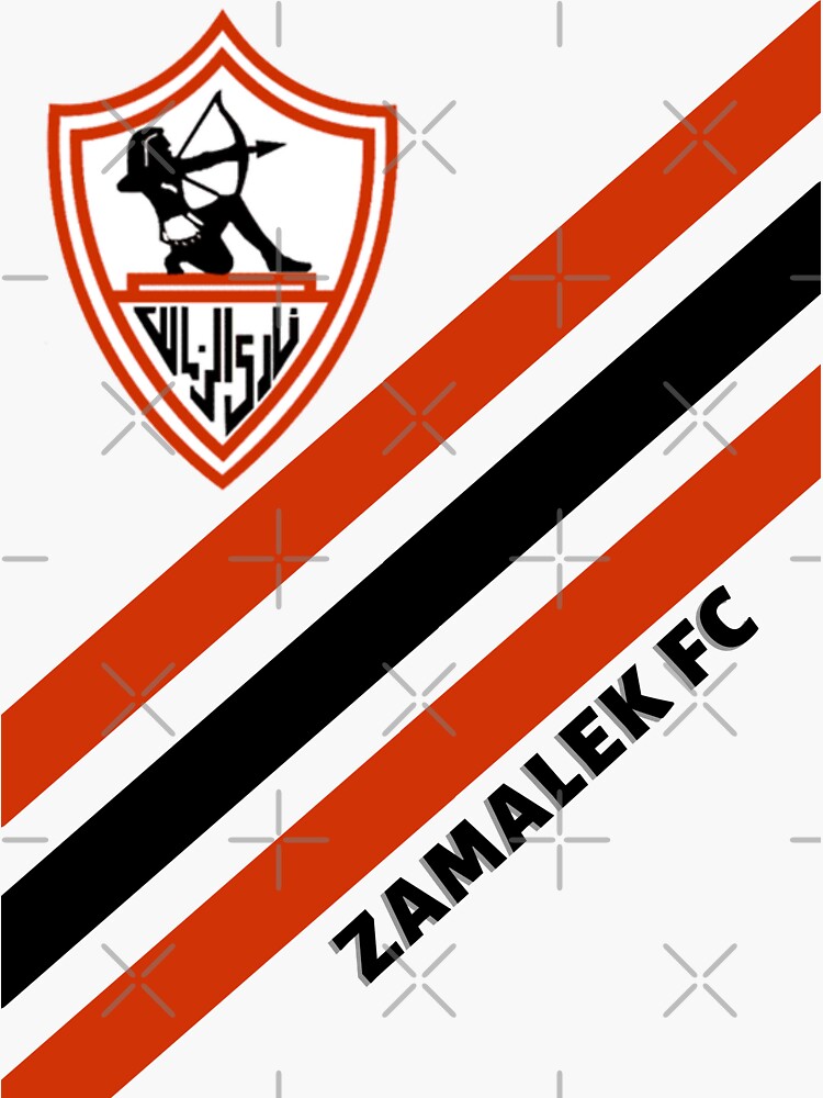 "Zamalek SC Fan art" Sticker for Sale by DenelArts Redbubble