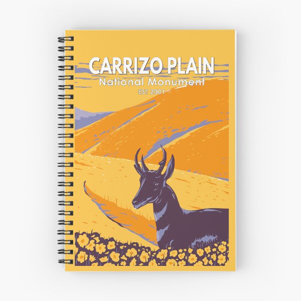 Item preview, Carrizo Plain National Monument California Vintage designed and sold by KrisSidDesigns.