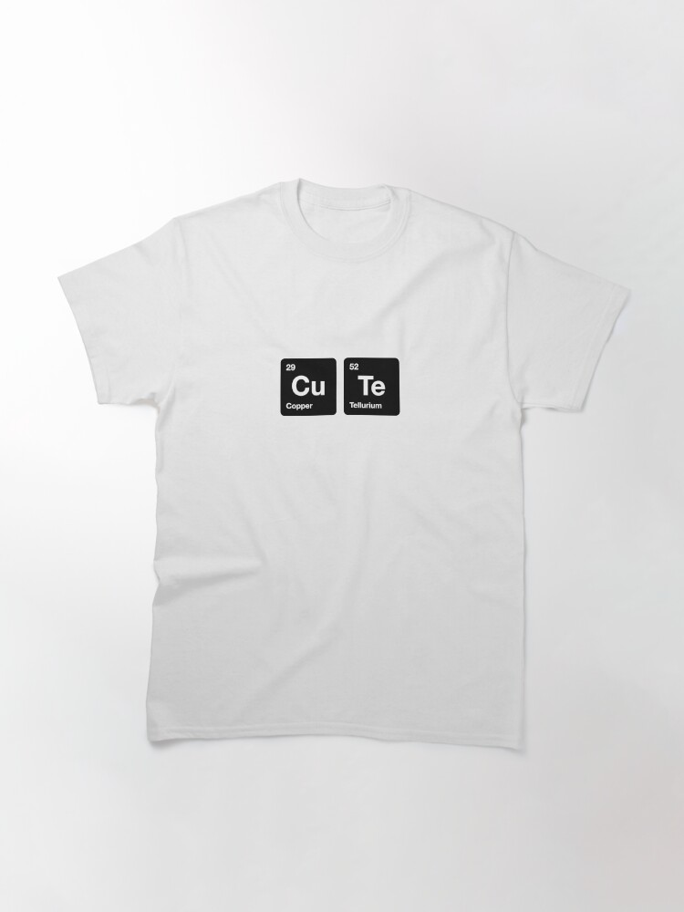 Alternate view of Cute Periodic Table Elements (Inverted) Classic T-Shirt
