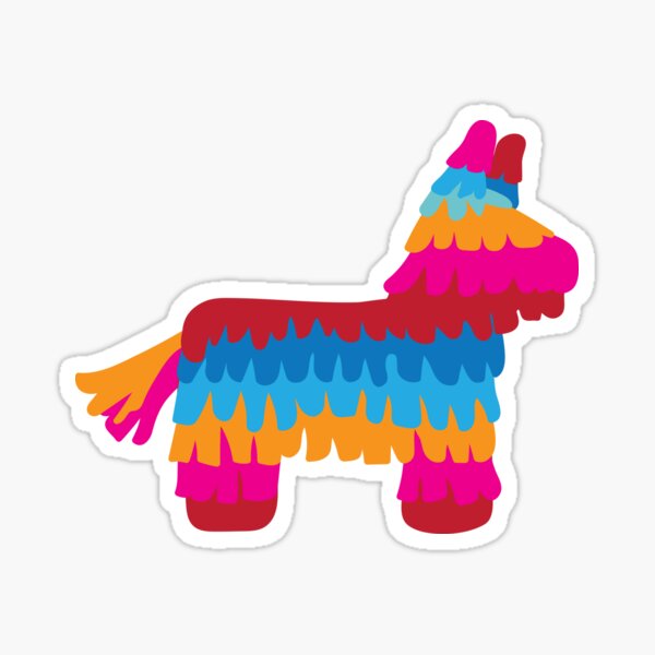 Pinata Stickers Redbubble - roblox pizza party event how to get pinata