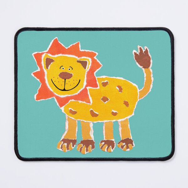 Item preview, Lion Collage Print 9 designed and sold by Helen McCartney Designs.