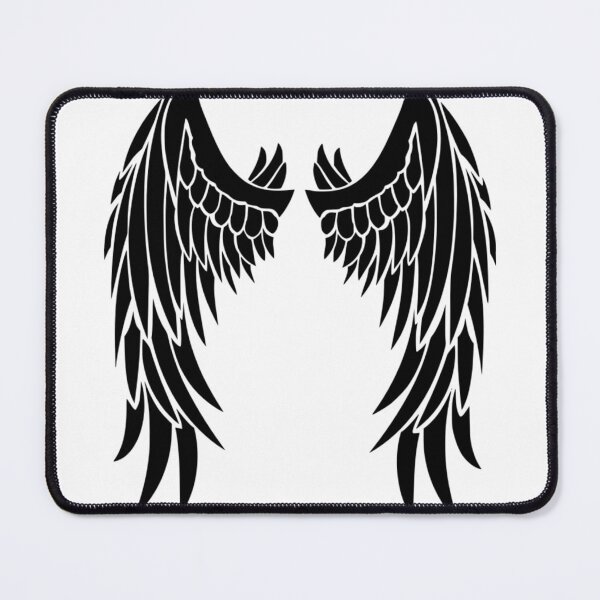 Item preview, wing, bird wing, two wings, black, strength, freedom, feathers, charisma, fly designed and sold by AlA2 3MER.
