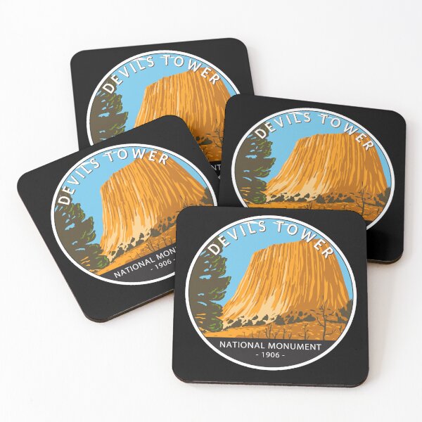 Item preview, Devils Tower National Monument Wyoming Circle designed and sold by KrisSidDesigns.