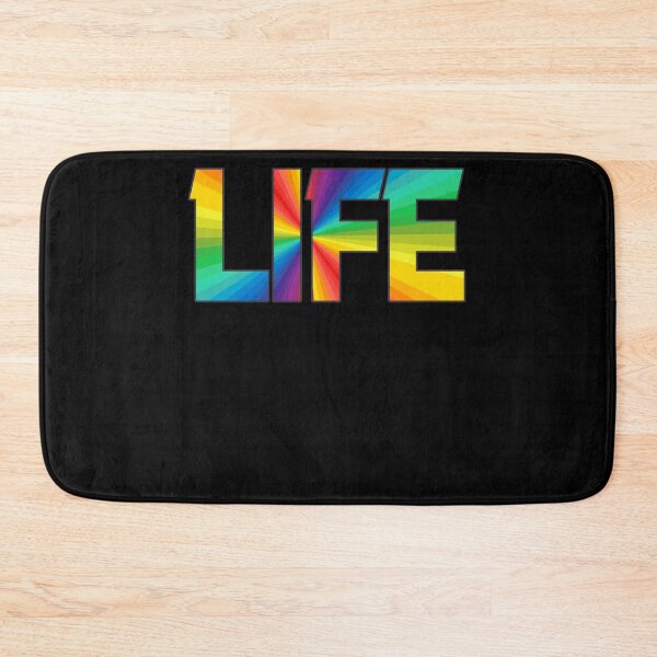 Item preview, Colorful Life Word Art Design Simple Word Trendy Life Design To Testify The Word Pun Typography designed and sold by Countrysmart.