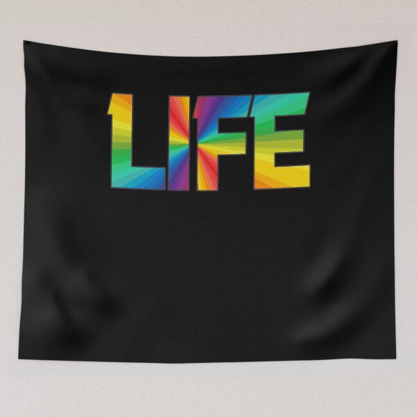 Item preview, Colorful Life Word Art Design Simple Word Trendy Life Design To Testify The Word Pun Typography designed and sold by Countrysmart.