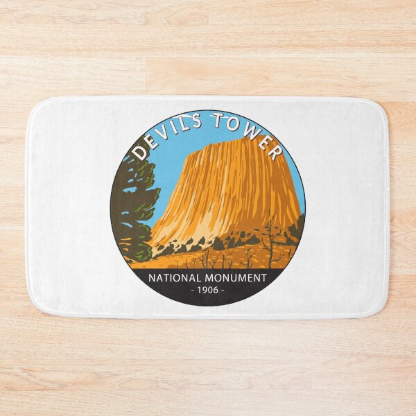 Item preview, Devils Tower National Monument Wyoming Circle designed and sold by KrisSidDesigns.