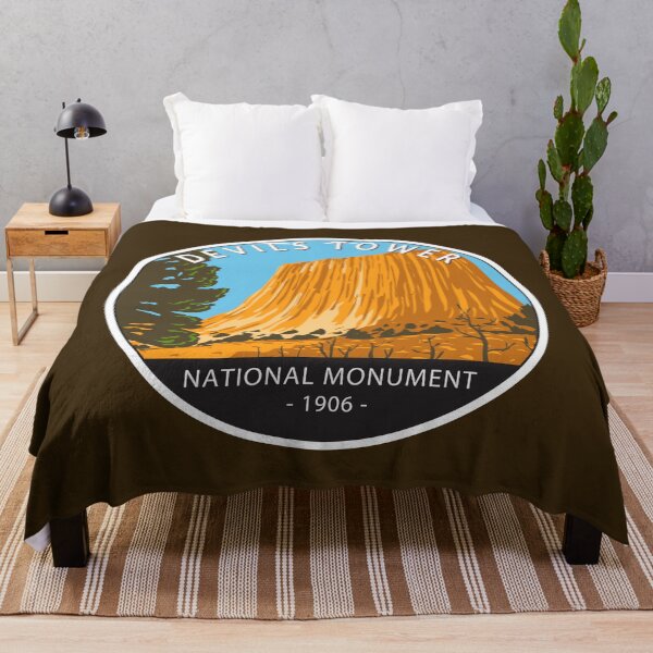 Item preview, Devils Tower National Monument Wyoming Circle designed and sold by KrisSidDesigns.