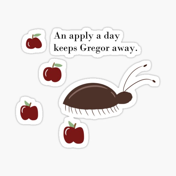 Artikel-Vorschau von Ein Apfel am Tag hält Gregor fern (Textvers), designt und verkauft von fantav.