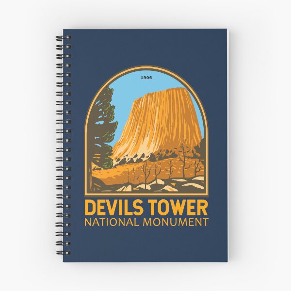 Item preview, Devils Tower National Monument Wyoming Emblem designed and sold by KrisSidDesigns.