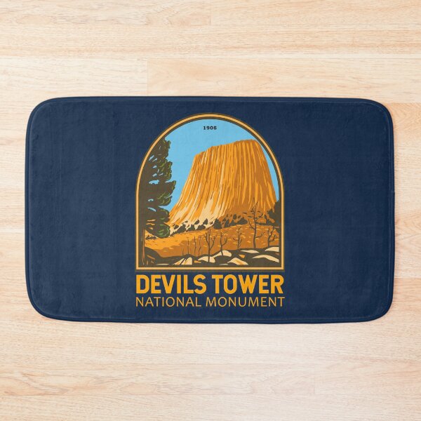 Item preview, Devils Tower National Monument Wyoming Emblem designed and sold by KrisSidDesigns.