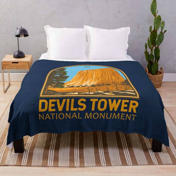 Item preview, Devils Tower National Monument Wyoming Emblem designed and sold by KrisSidDesigns.