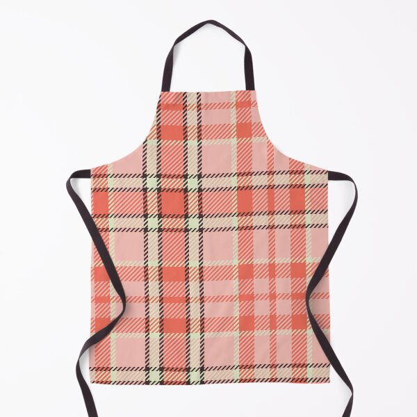 Aperçu de l'œuvre tartan ou plaid rose et corail créée et vendue par MBCollections.