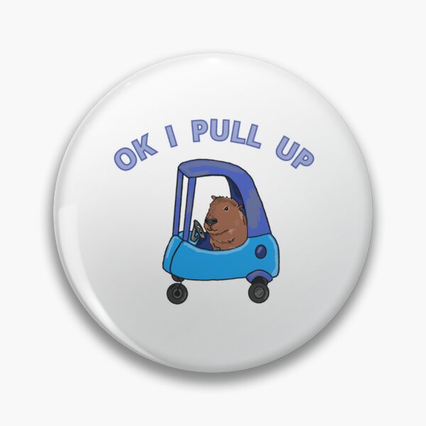 Item preview, Funny Car Capybara Ok I Pull Up designed and sold by JamauDS.