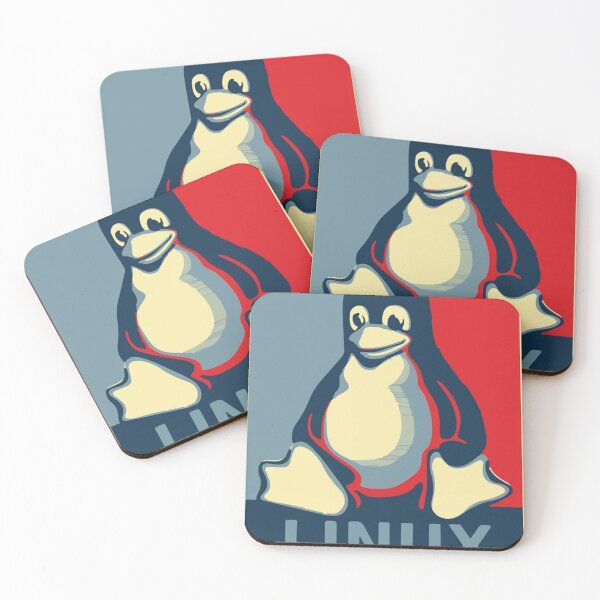 Item preview, Linux tux penguin obama poster hope vintage designed and sold by CARLABROCK1.