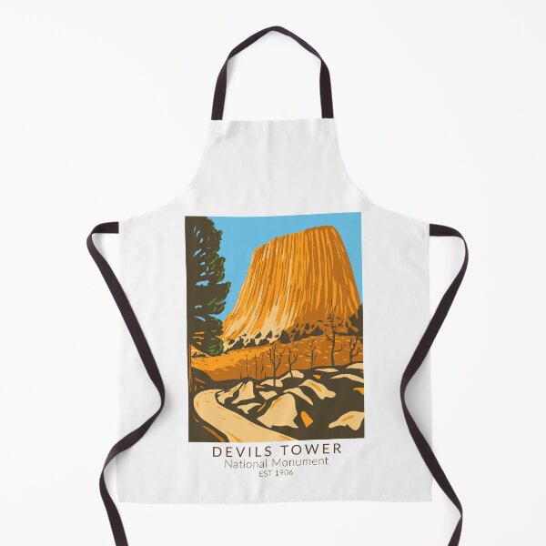Item preview, Devils Tower National Monument Wyoming Vintage designed and sold by KrisSidDesigns.