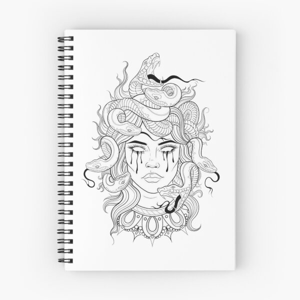 Item preview, Medusa Snake Face designed and sold by Browhiteart.