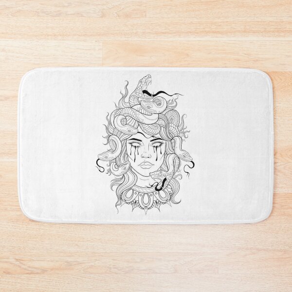 Item preview, Medusa Snake Face designed and sold by Browhiteart.