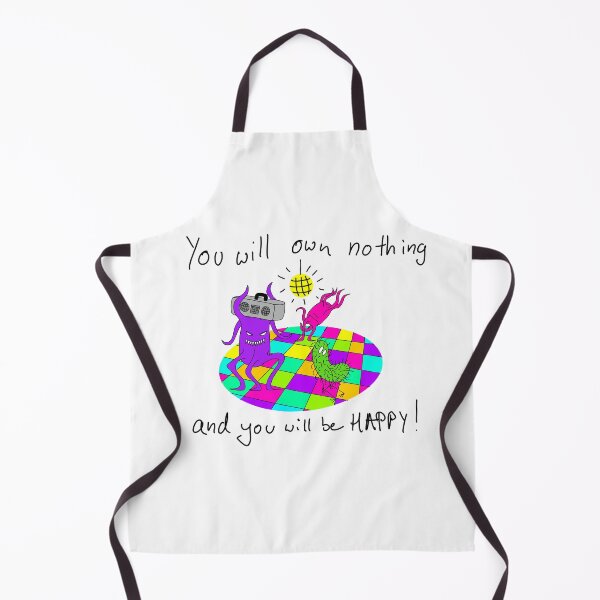 Item preview, You Will Own Nothing and You Will Be Happy (Clear Background Version) designed and sold by MYSTICGOATLADY.