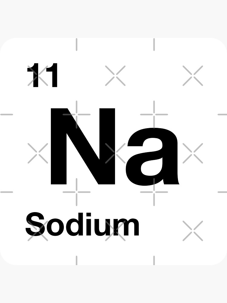 Na Funny Periodic Table Element by science-gifts