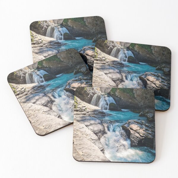 Item preview, Blue and green misty Waterfall designed and sold by DeVeauDesign.