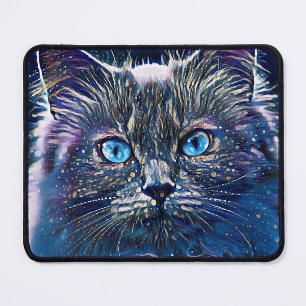 Artikelvorschau, MESMERIZING BLUE EYED CAT entworfen und verkauft von KatisDesign.