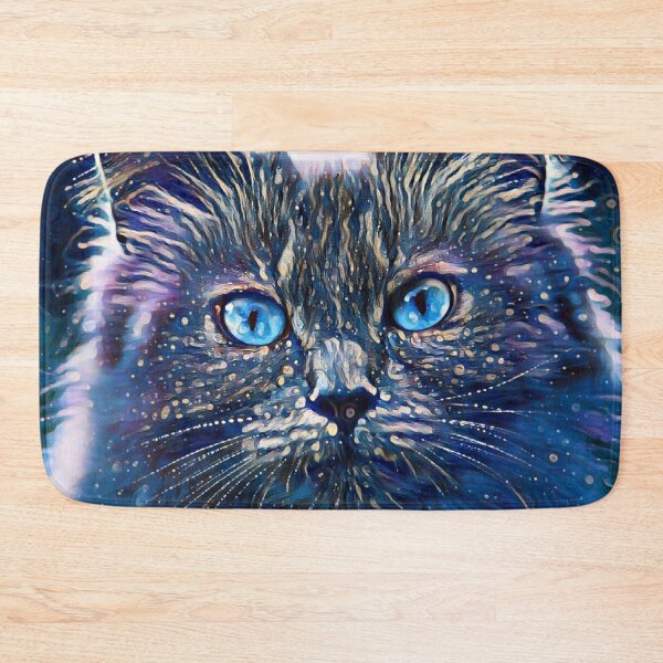 Artikelvorschau, MESMERIZING BLUE EYED CAT entworfen und verkauft von KatisDesign.