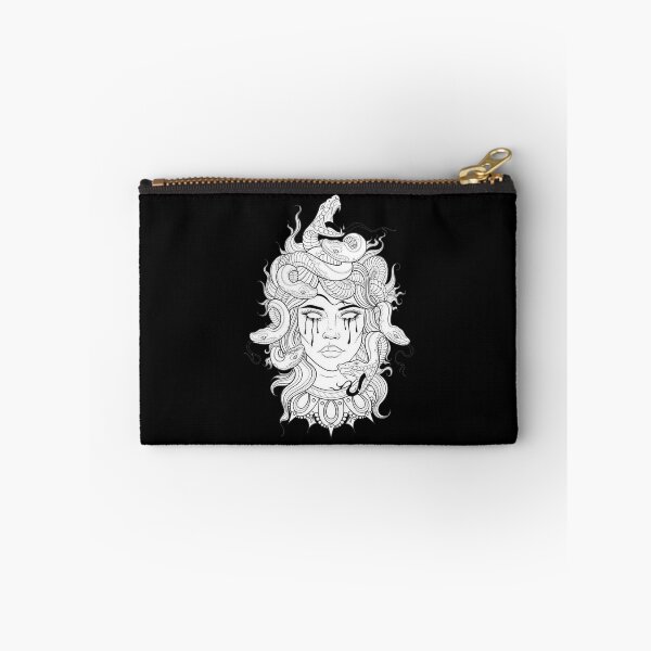 Item preview, Medusa Snake Face black designed and sold by Browhiteart.