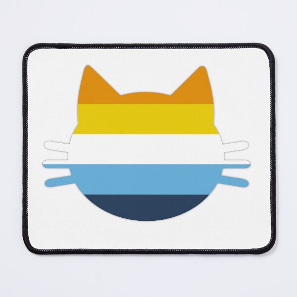Item preview, Aroace flag in cat shape designed and sold by Random--Designs.