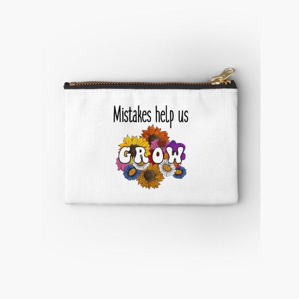 Item preview, Mistakes Help Us Grow Flowers T-shirt designed and sold by Nerdygirlteez.