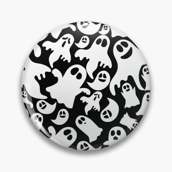 Item preview, Cute Ghouls Pattern, Ghosts Pattern Black And White, Let's go ghouls designed and sold by Quotesigner.