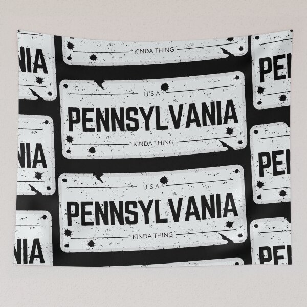 Item preview, Its a PENNSYLVANIA kinda thing number plate distressed designed and sold by 133DandC.