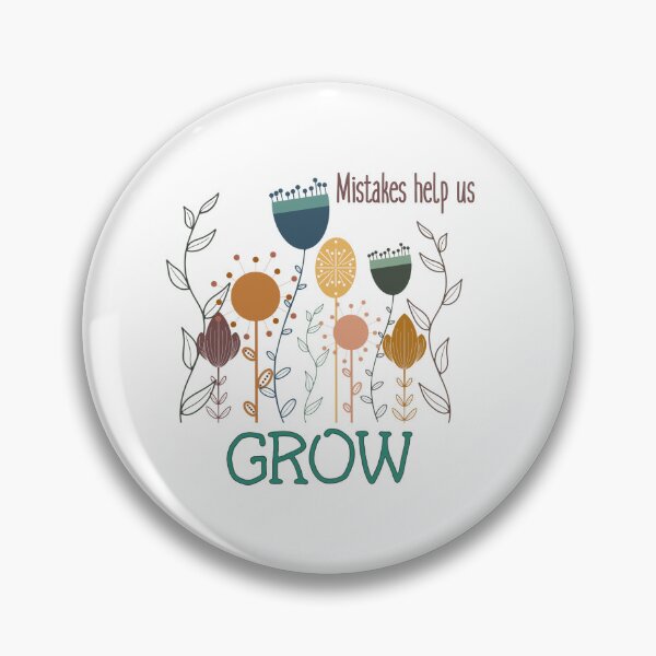 Item preview, Mistakes Help Us Grow BOHO Flowers T-shirt designed and sold by Nerdygirlteez.