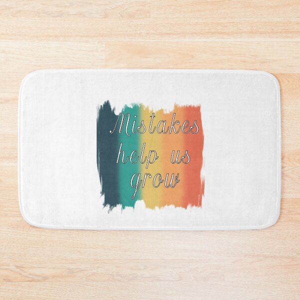 Item preview, Mistakes Help Us Grow Retro Flowers T-shirt designed and sold by Nerdygirlteez.