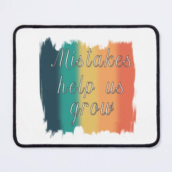 Item preview, Mistakes Help Us Grow Retro Flowers T-shirt designed and sold by Nerdygirlteez.