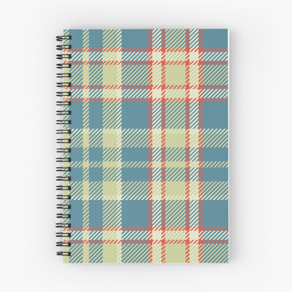 Item preview, tartan or plaid blue and corail designed and sold by MBCollections.
