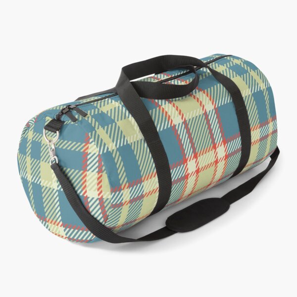 Item preview, tartan or plaid blue and corail designed and sold by MBCollections.